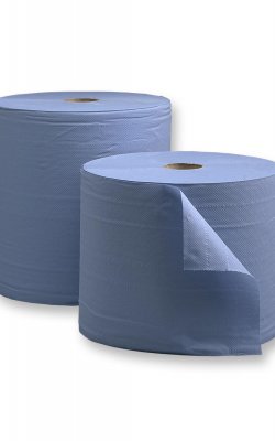 Blaue- Wischrollen- Putzrollen