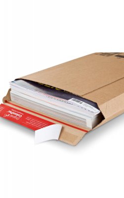 Wellpapp-Versandtaschen, braun