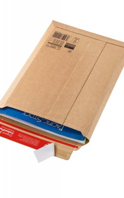 Wellpapp-Versandtaschen, braun